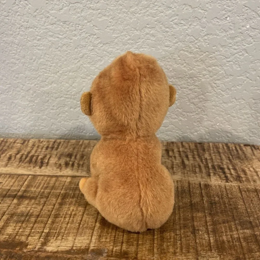 TY Beanie Babie Monroe - VelveTY - Orangutan Plush Monkey 6”